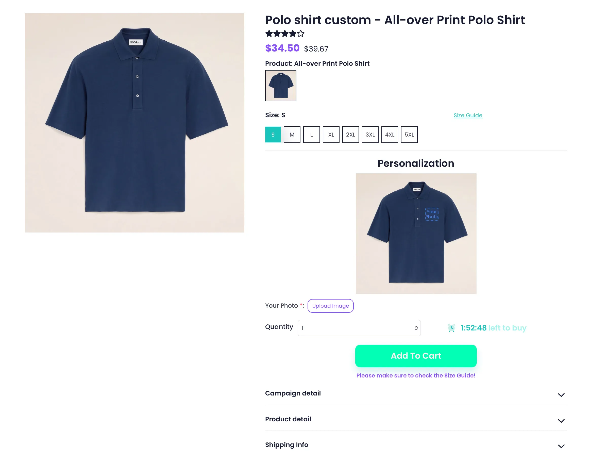 Campaign after launch with Image Field on the Storefront